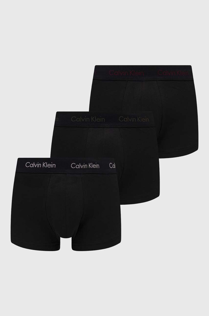 Calvin Klein Underwear Boksarice 3-pack moški črna barva - Pepit.si