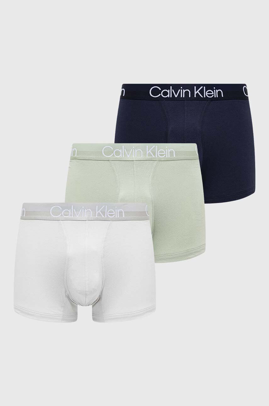 Calvin Klein Underwear Boksarice 3-pack moški siva barva - Pepit.si