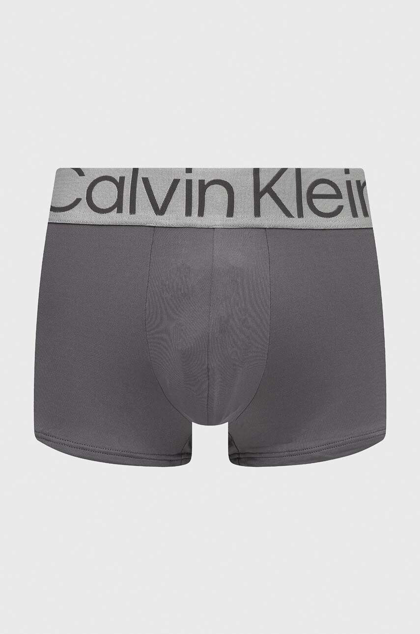 Calvin Klein Underwear Boksarice 3-pack moški siva barva - Pepit.si