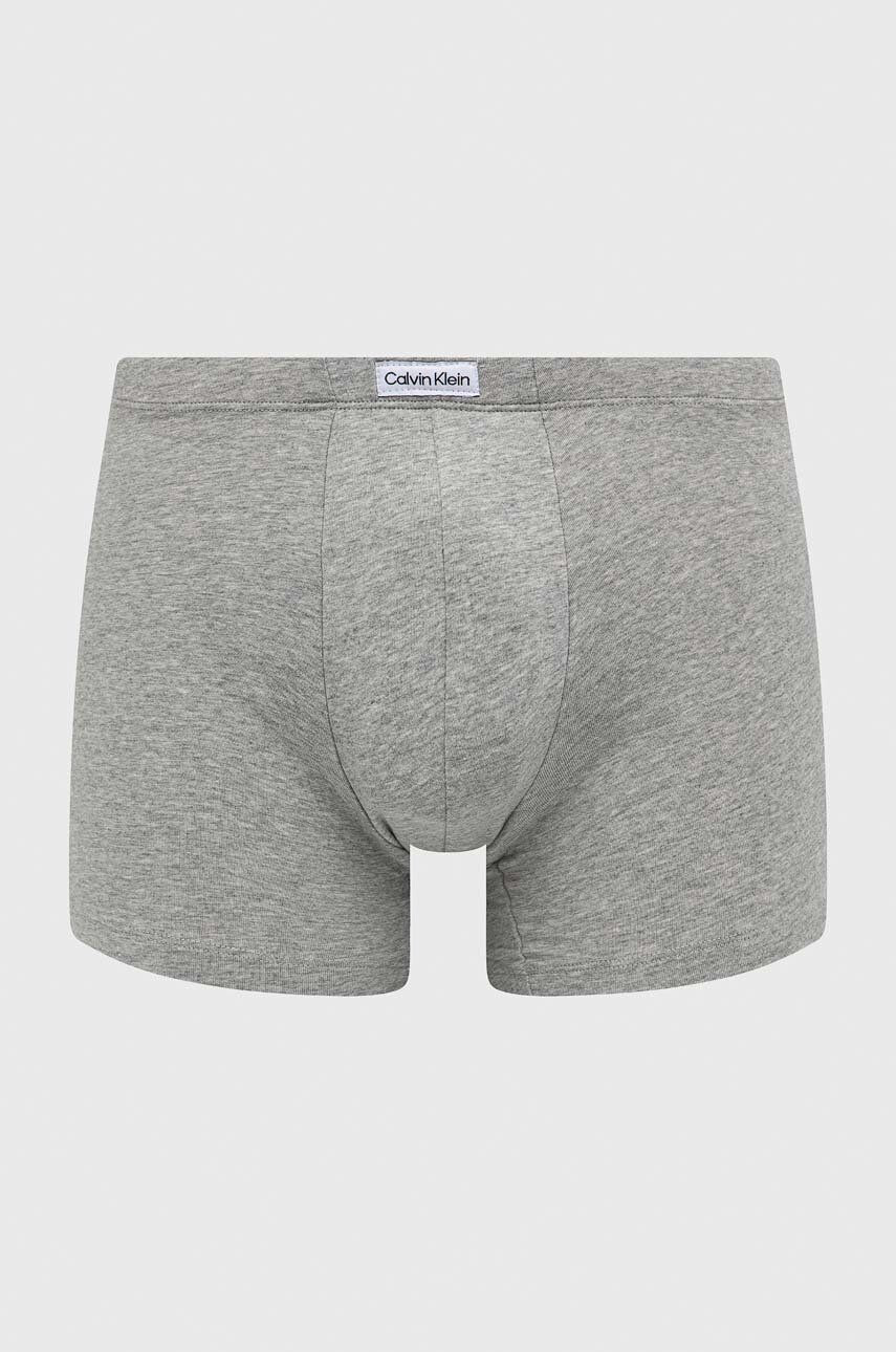 Calvin Klein Underwear Boksarice 3-pack moški siva barva - Pepit.si