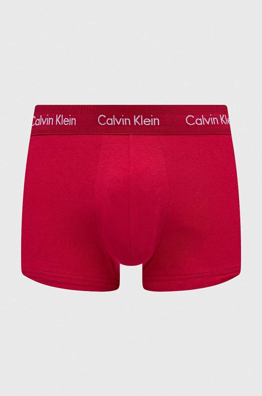 Calvin Klein Underwear Boksarice 5-pack moški oranžna barva - Pepit.si