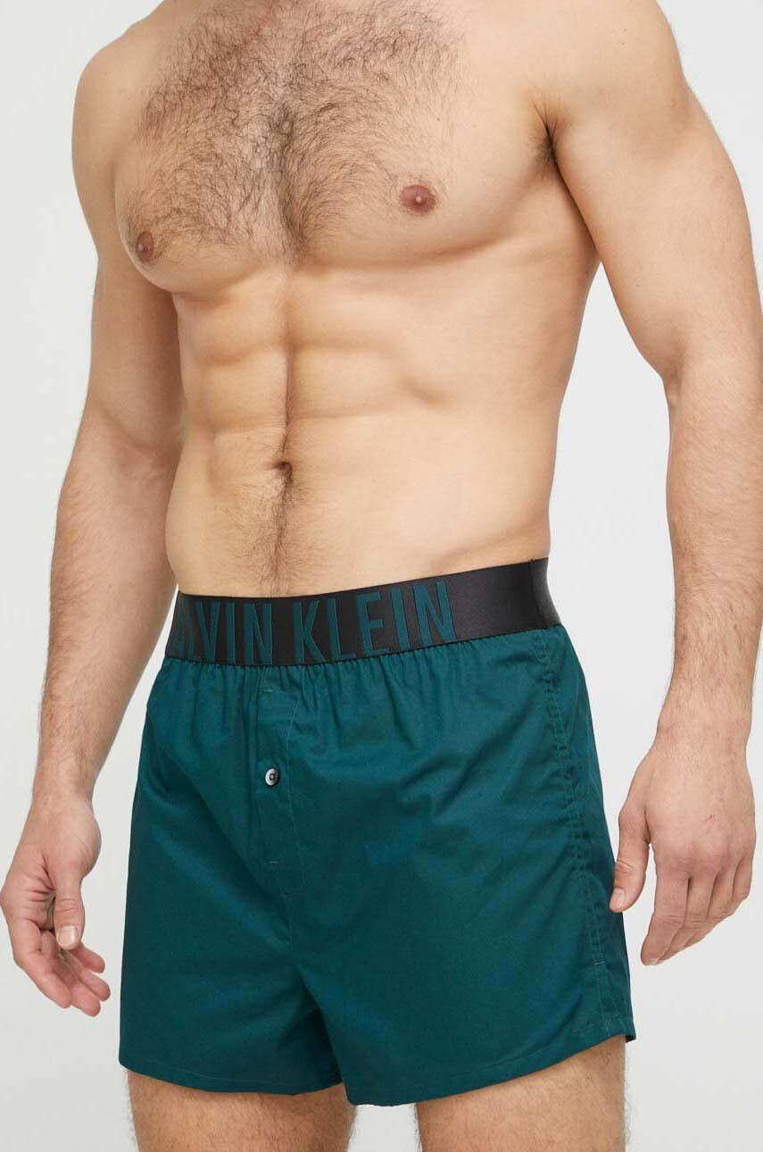 Calvin Klein Underwear Bombažne boksarice 2-pack mornarsko modra barva - Pepit.si