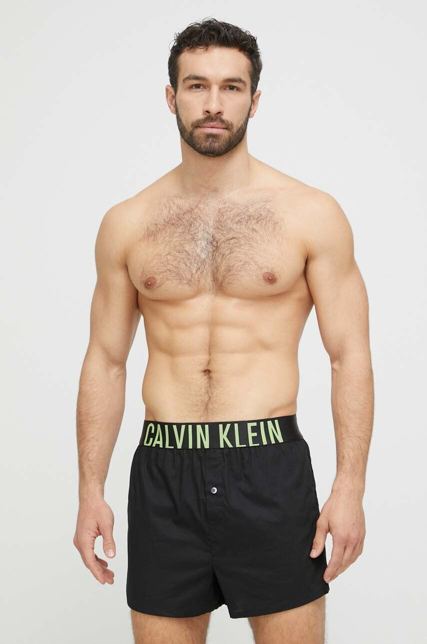 Calvin Klein Underwear Bombažne boksarice 2-pack mornarsko modra barva - Pepit.si