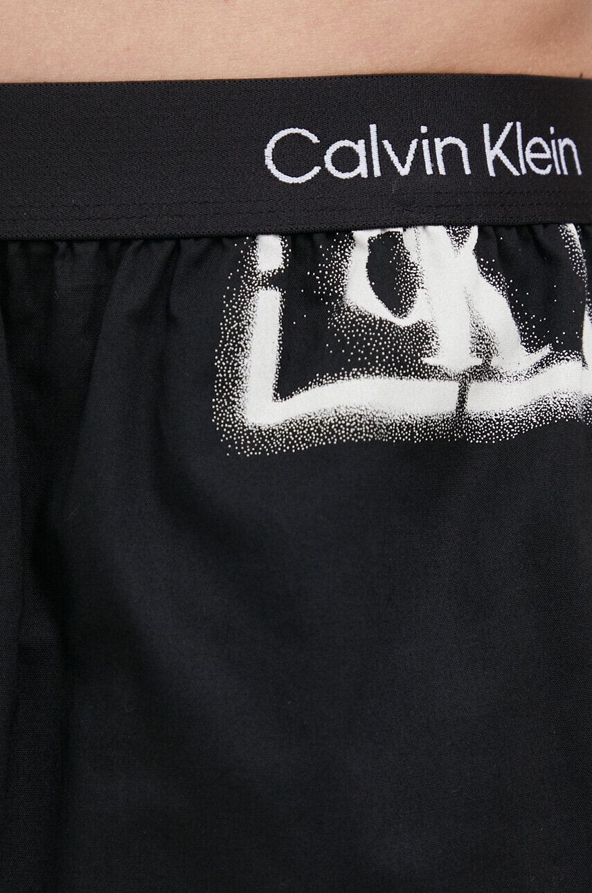 Calvin Klein Underwear Bombažne pižama hlače črna barva - Pepit.si