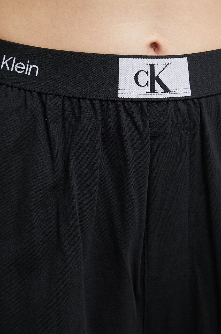 Calvin Klein Underwear Bombažne pižama hlače črna barva - Pepit.si