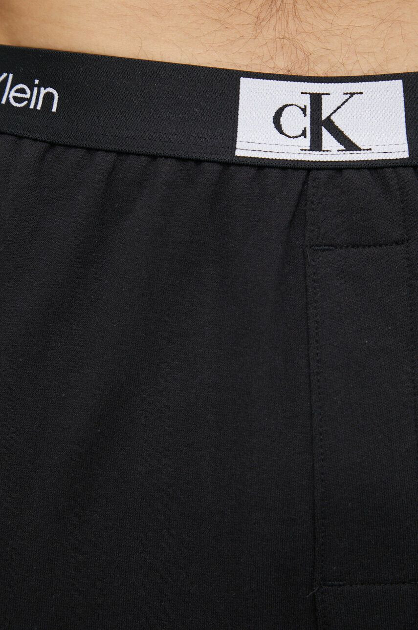 Calvin Klein Underwear Bombažne pižama hlače črna barva - Pepit.si