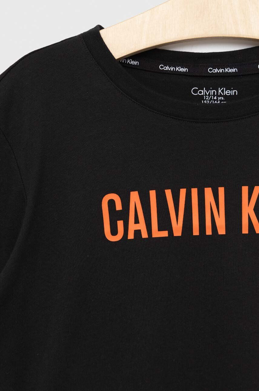 Calvin Klein Underwear Kratka majica in boksarice oranžna barva - Pepit.si