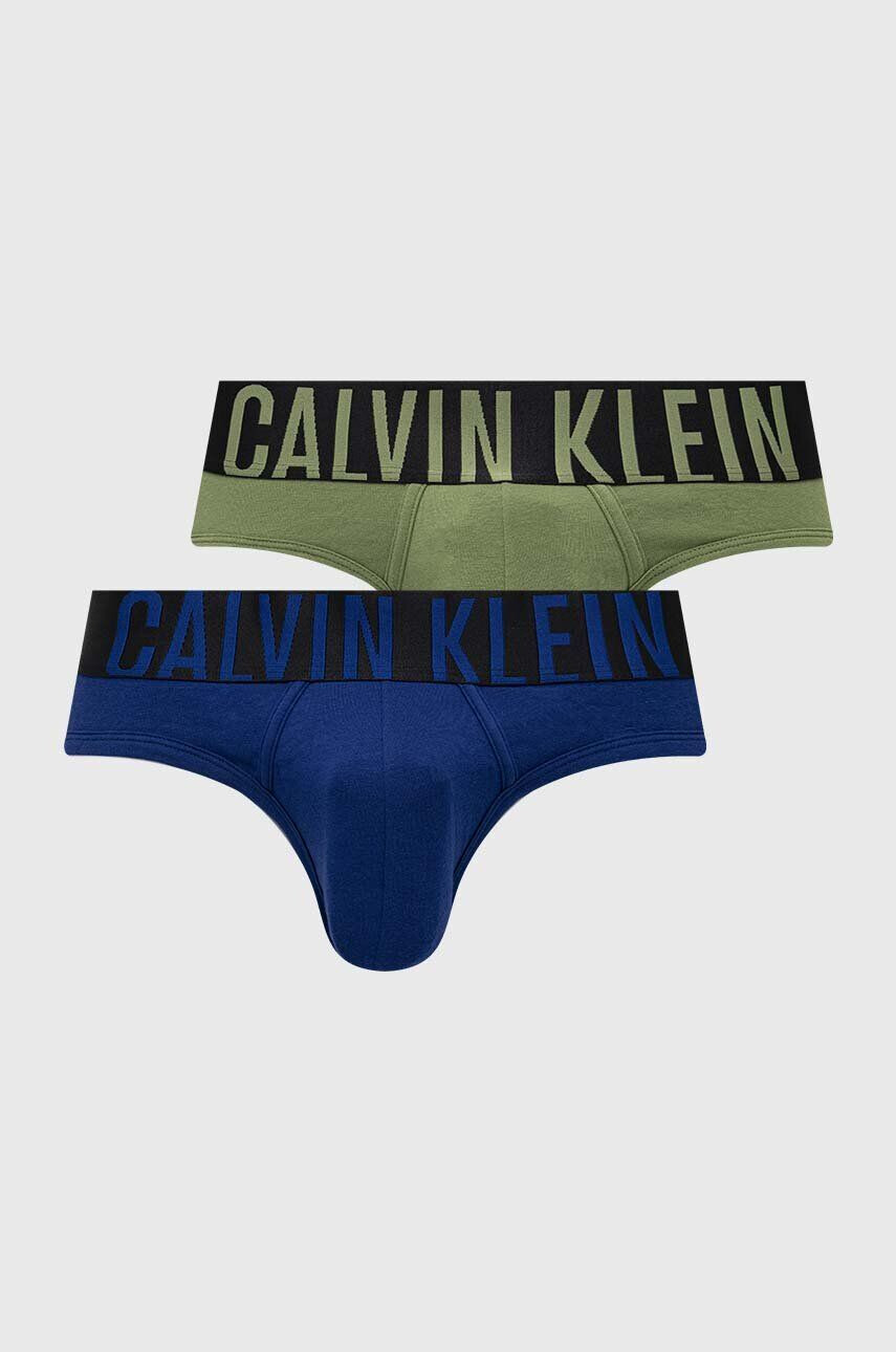 Calvin Klein Underwear Moške spodnjice 2-pack moški mornarsko modra barva - Pepit.si