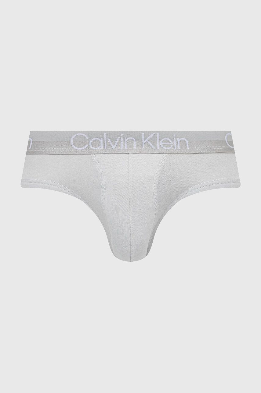 Calvin Klein Underwear Moške spodnjice 3-pack moški siva barva - Pepit.si