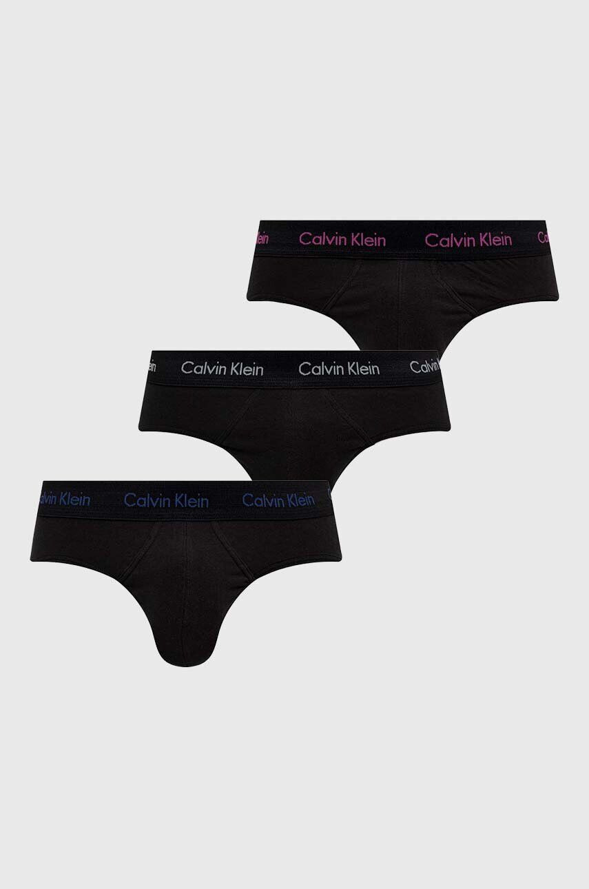 Calvin Klein Underwear Moške spodnjice 3-pack moški črna barva - Pepit.si