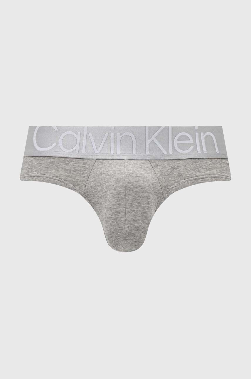 Calvin Klein Underwear Moške spodnjice 3-pack moški siva barva - Pepit.si