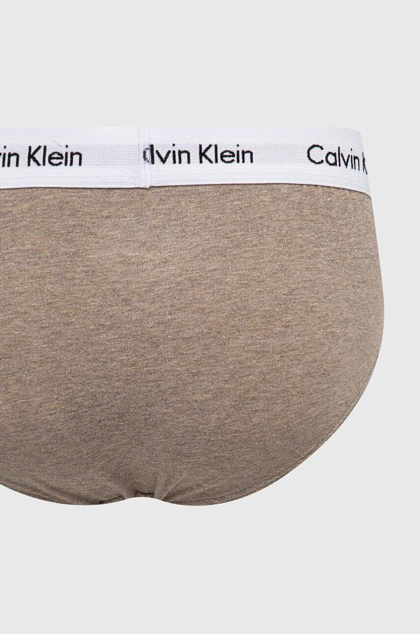 Calvin Klein Underwear Moške spodnjice 3-pack moški rjava barva - Pepit.si