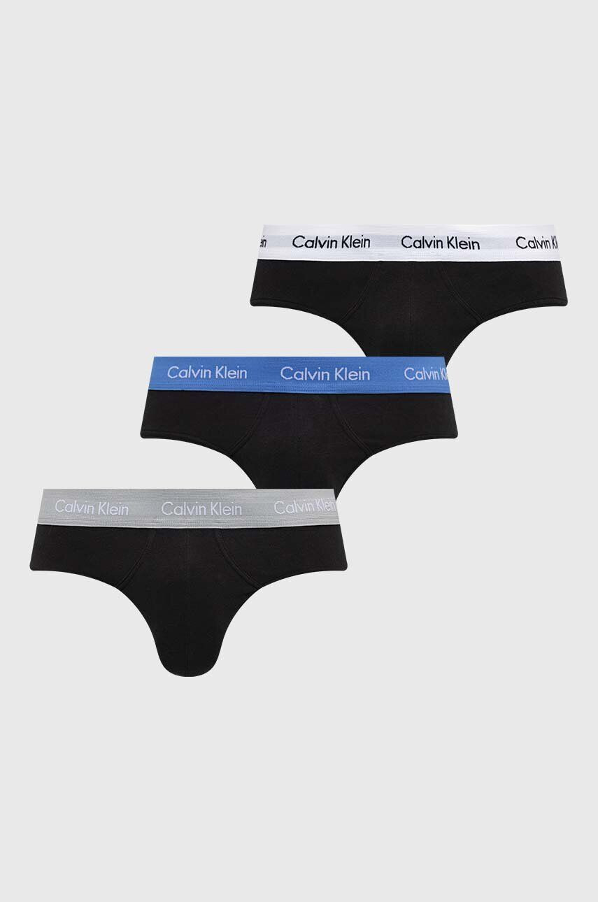 Calvin Klein Underwear Moške spodnjice 3-pack moški črna barva - Pepit.si