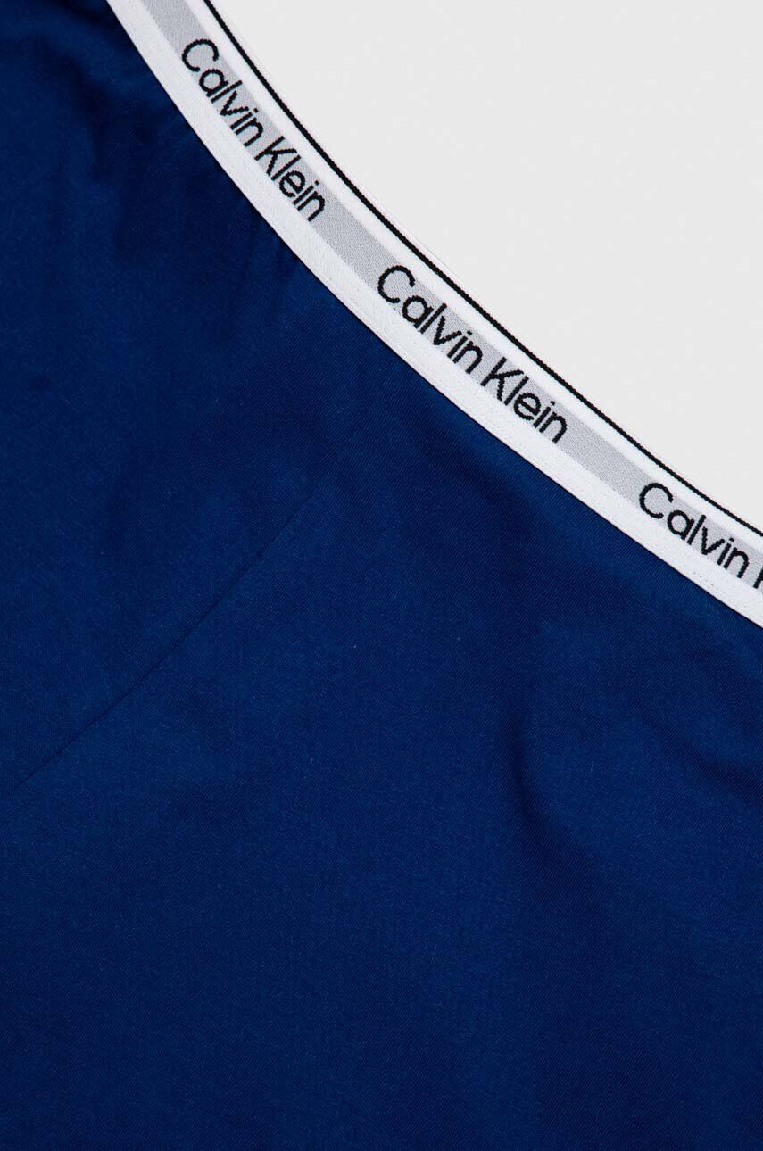 Calvin Klein Underwear Otroška bombažna pižama mornarsko modra barva - Pepit.si