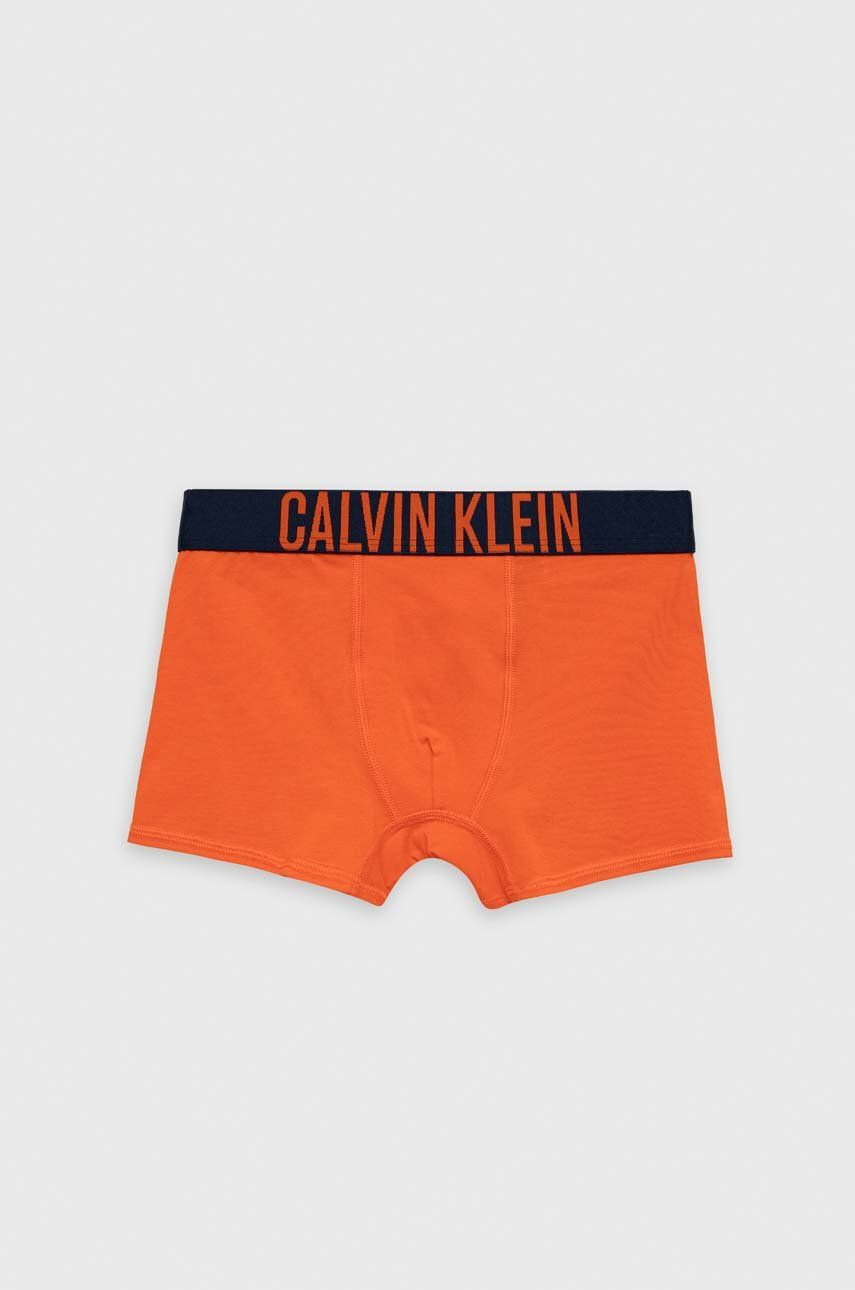 Calvin Klein Underwear Otroške boksarice oranžna barva - Pepit.si