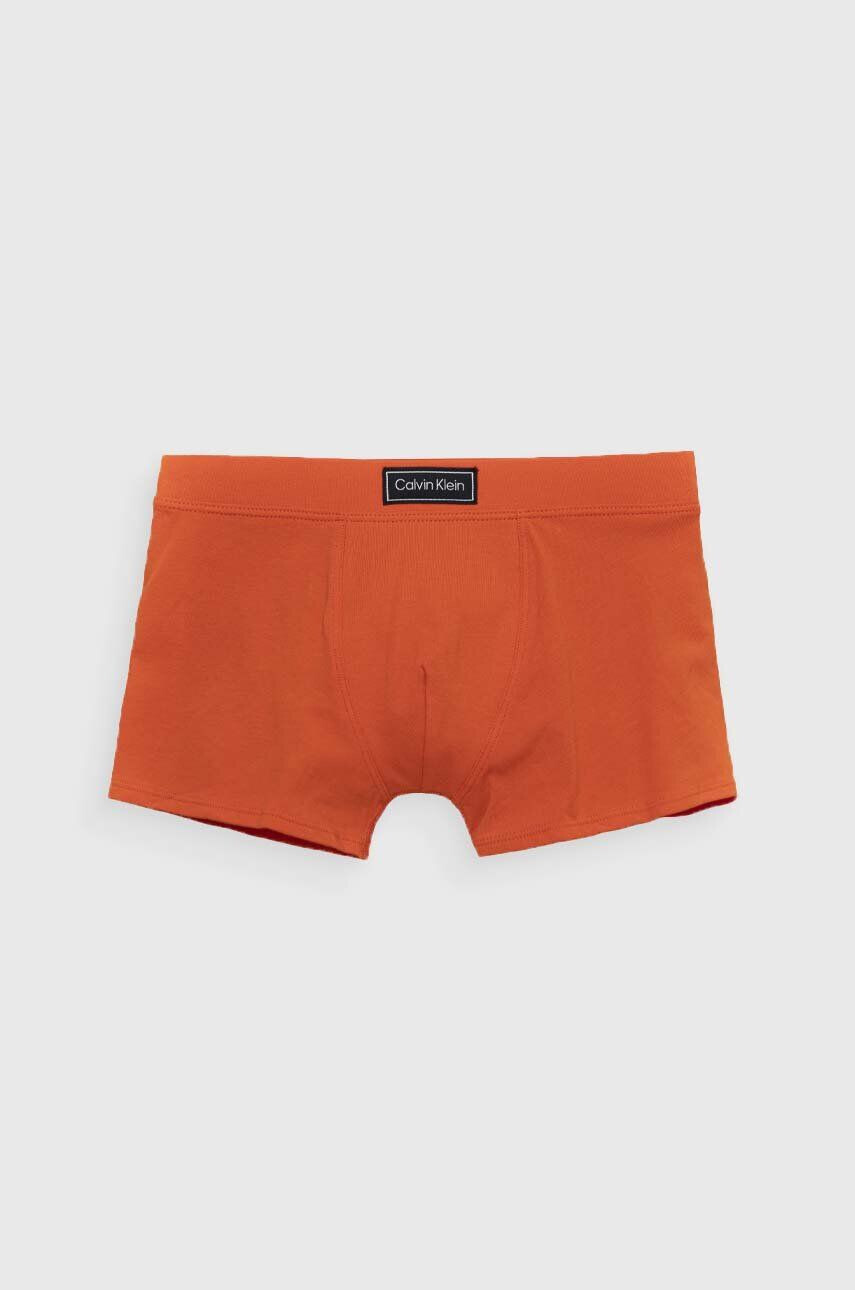 Calvin Klein Underwear Otroške boksarice 2-pack oranžna barva - Pepit.si