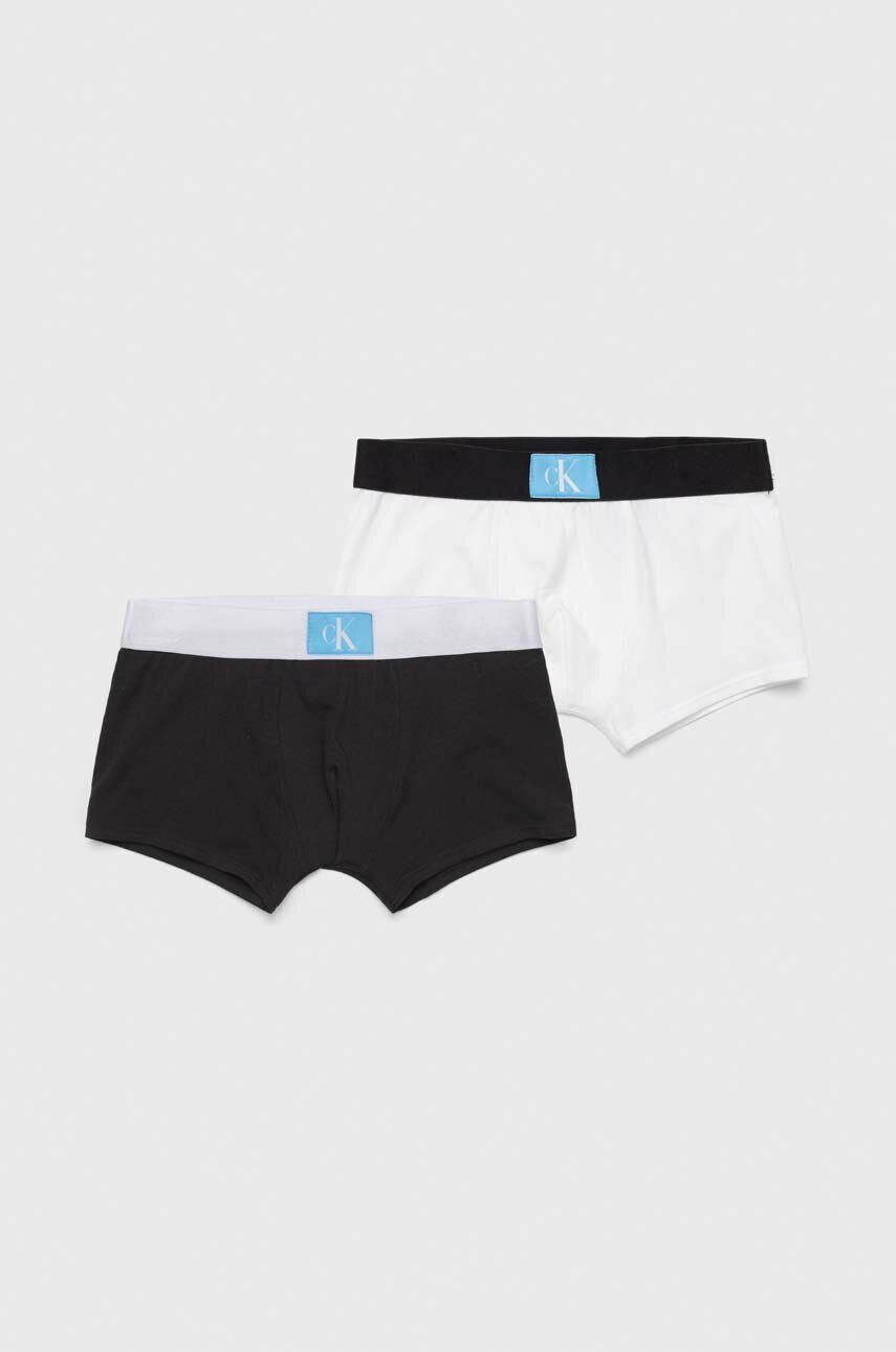 Calvin Klein Underwear Otroške boksarice 2-pack črna barva - Pepit.si