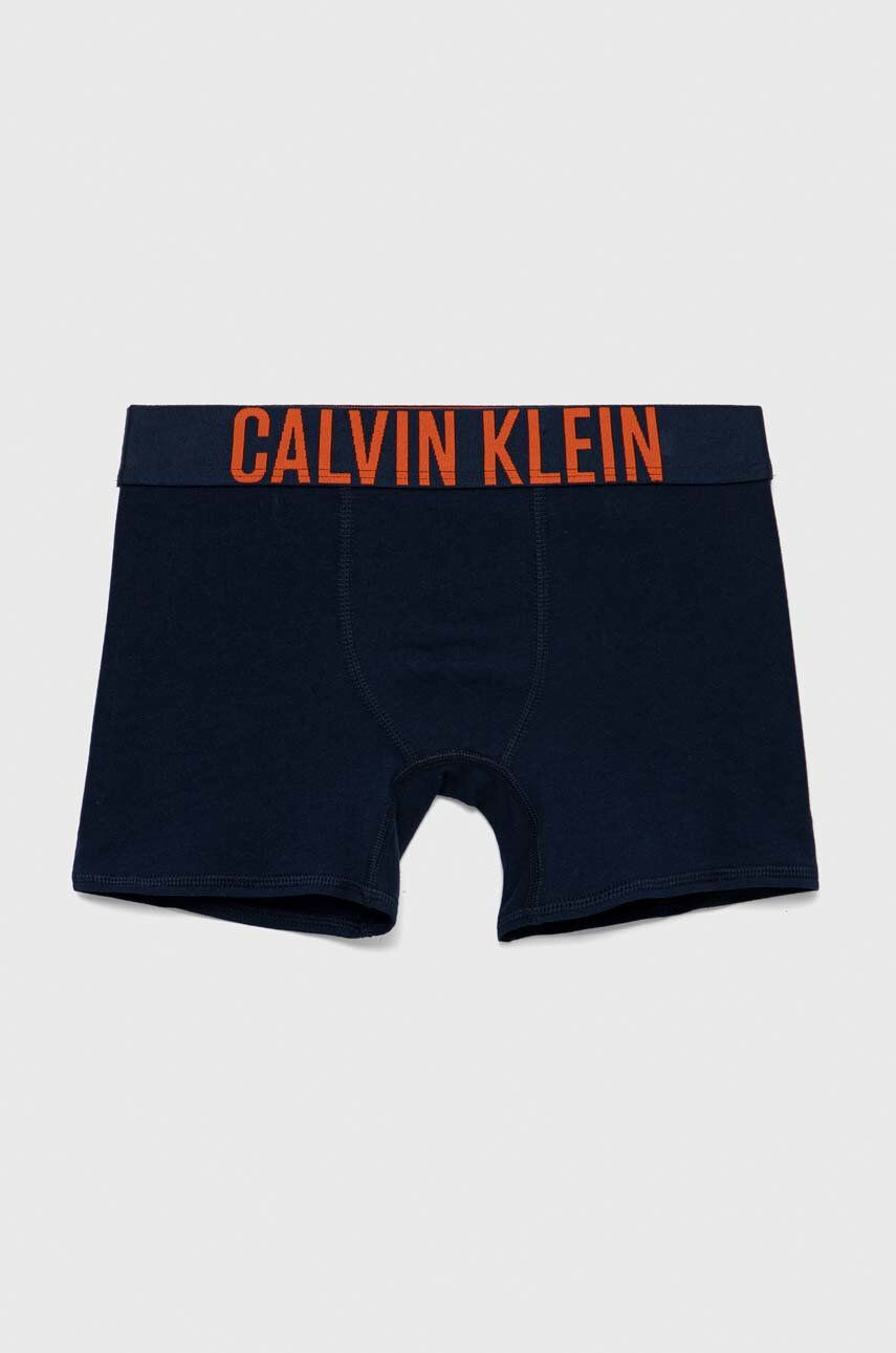 Calvin Klein Underwear Otroške boksarice 2-pack mornarsko modra barva - Pepit.si