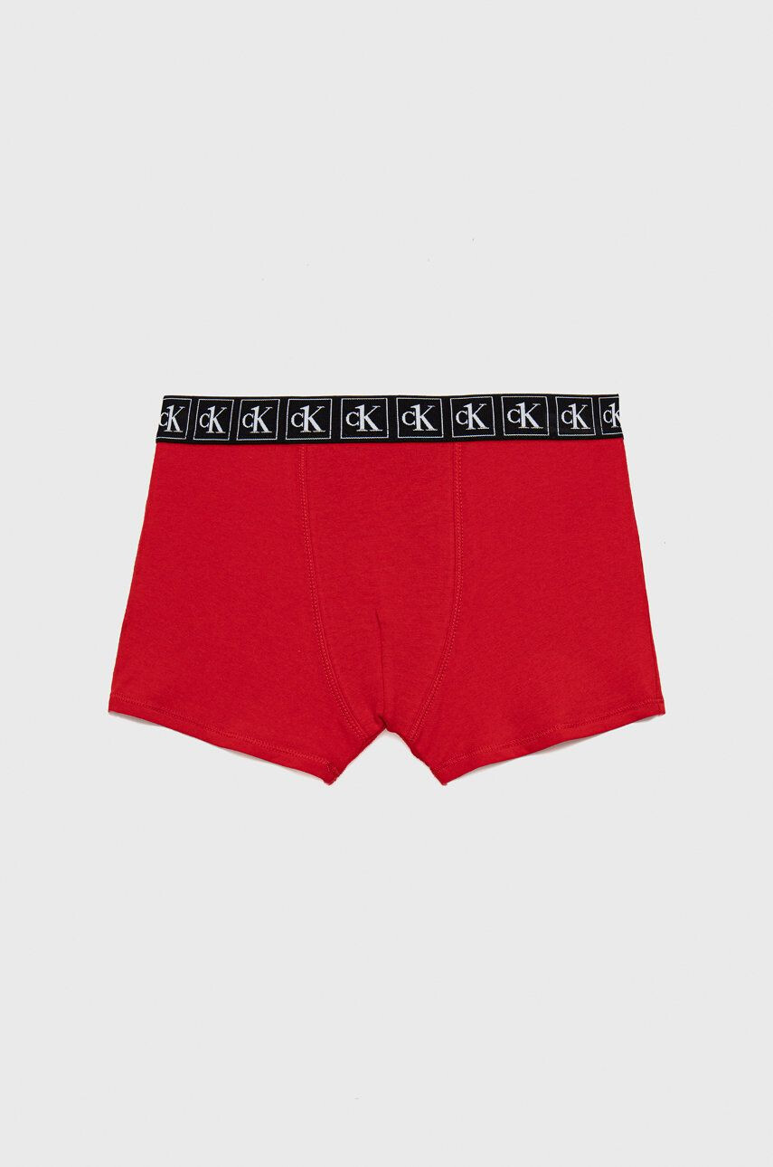 Calvin Klein Underwear Otroške boksarice bordo barva - Pepit.si