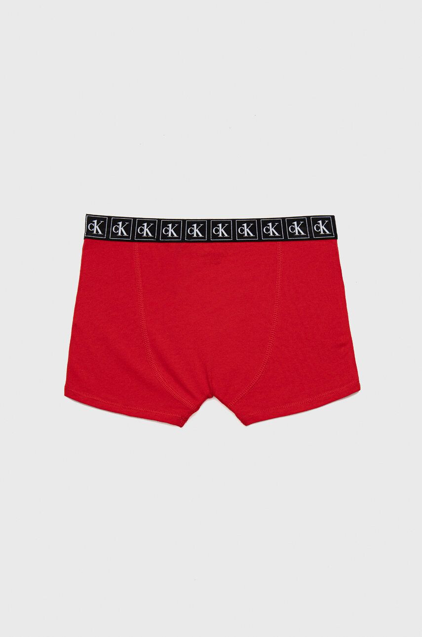 Calvin Klein Underwear Otroške boksarice bordo barva - Pepit.si