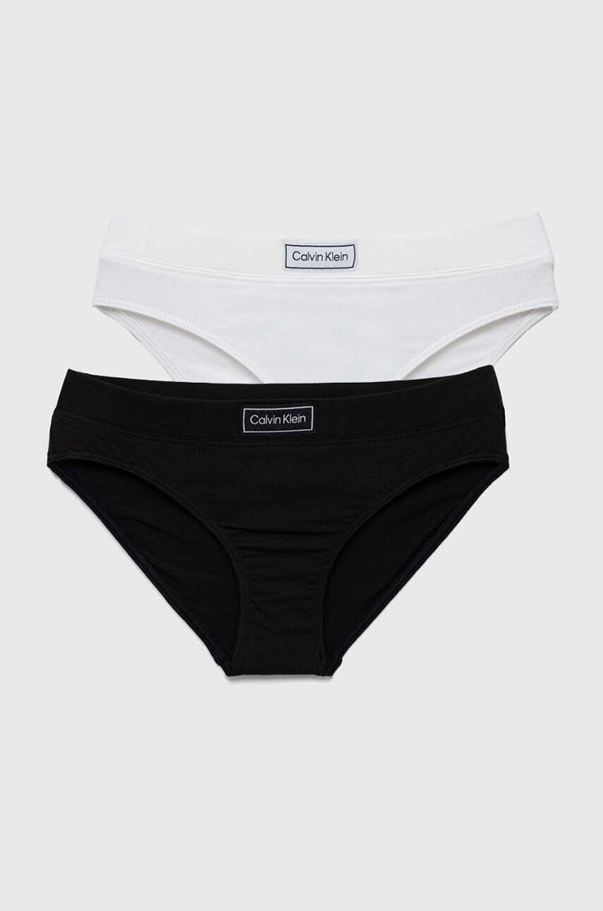 Calvin Klein Underwear Otroške spodnje hlače 2-pack črna barva - Pepit.si