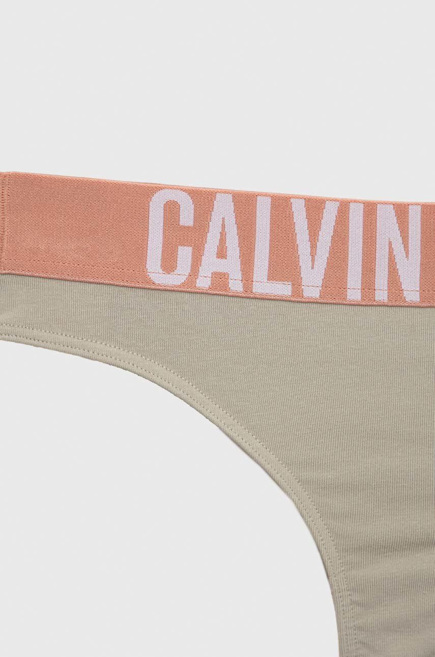 Calvin Klein Underwear Otroške spodnje hlače 2-pack zelena barva - Pepit.si