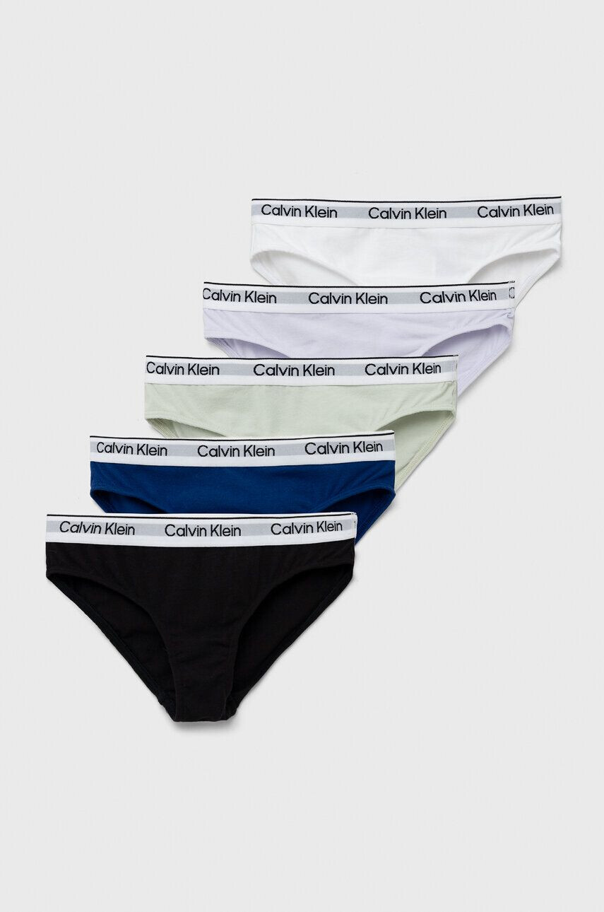 Calvin Klein Underwear Otroške spodnje hlače 5-pack siva barva - Pepit.si