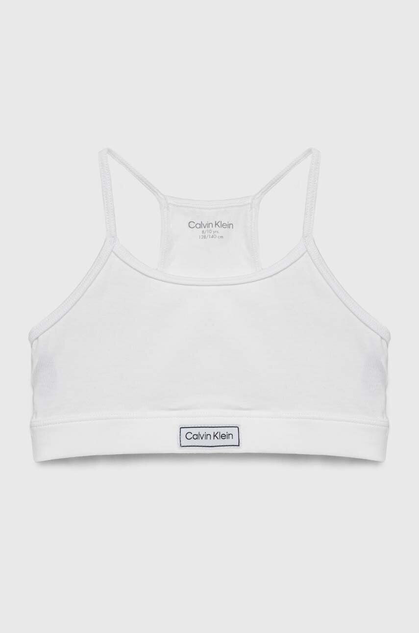 Calvin Klein Underwear Otroški modrček 2-pack črna barva - Pepit.si