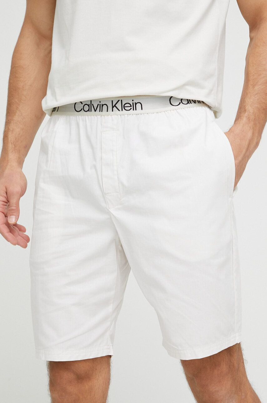 Calvin Klein Underwear Pižama moška bež barva - Pepit.si