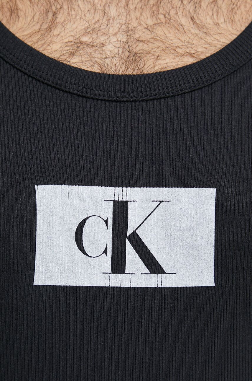 Calvin Klein Underwear Pižama moška črna barva - Pepit.si