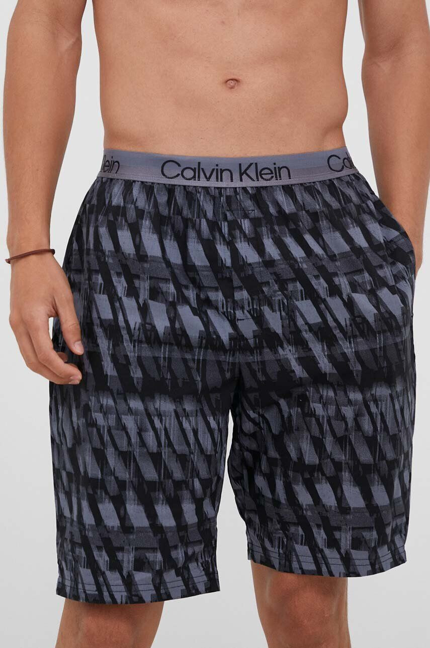 Calvin Klein Underwear Pižama kratke hlače moški črna barva - Pepit.si