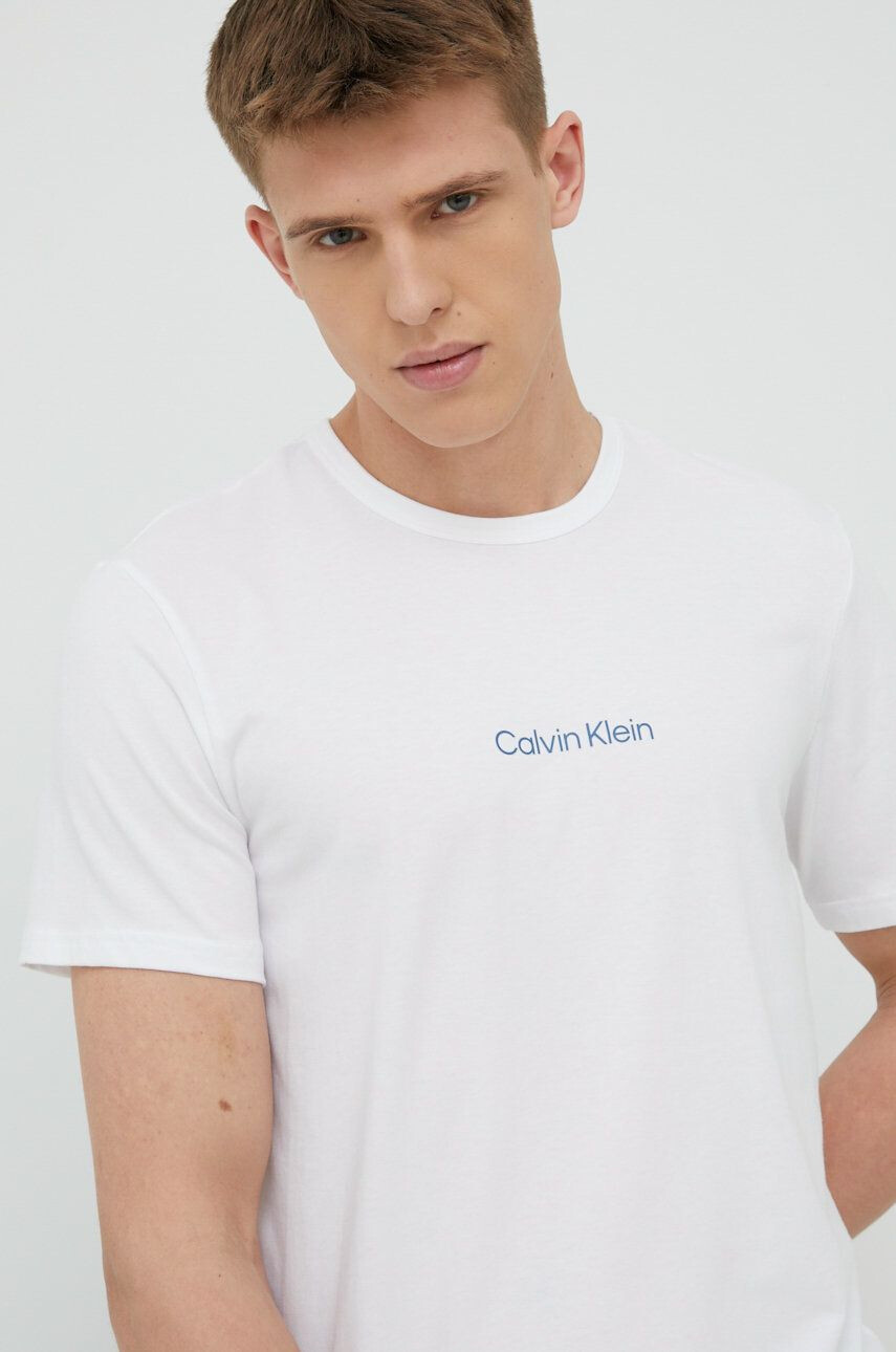 Calvin Klein Underwear Pižama majica bela barva - Pepit.si