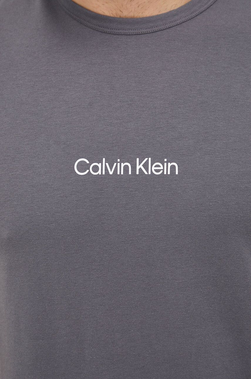 Calvin Klein Underwear Pižama majica siva barva - Pepit.si