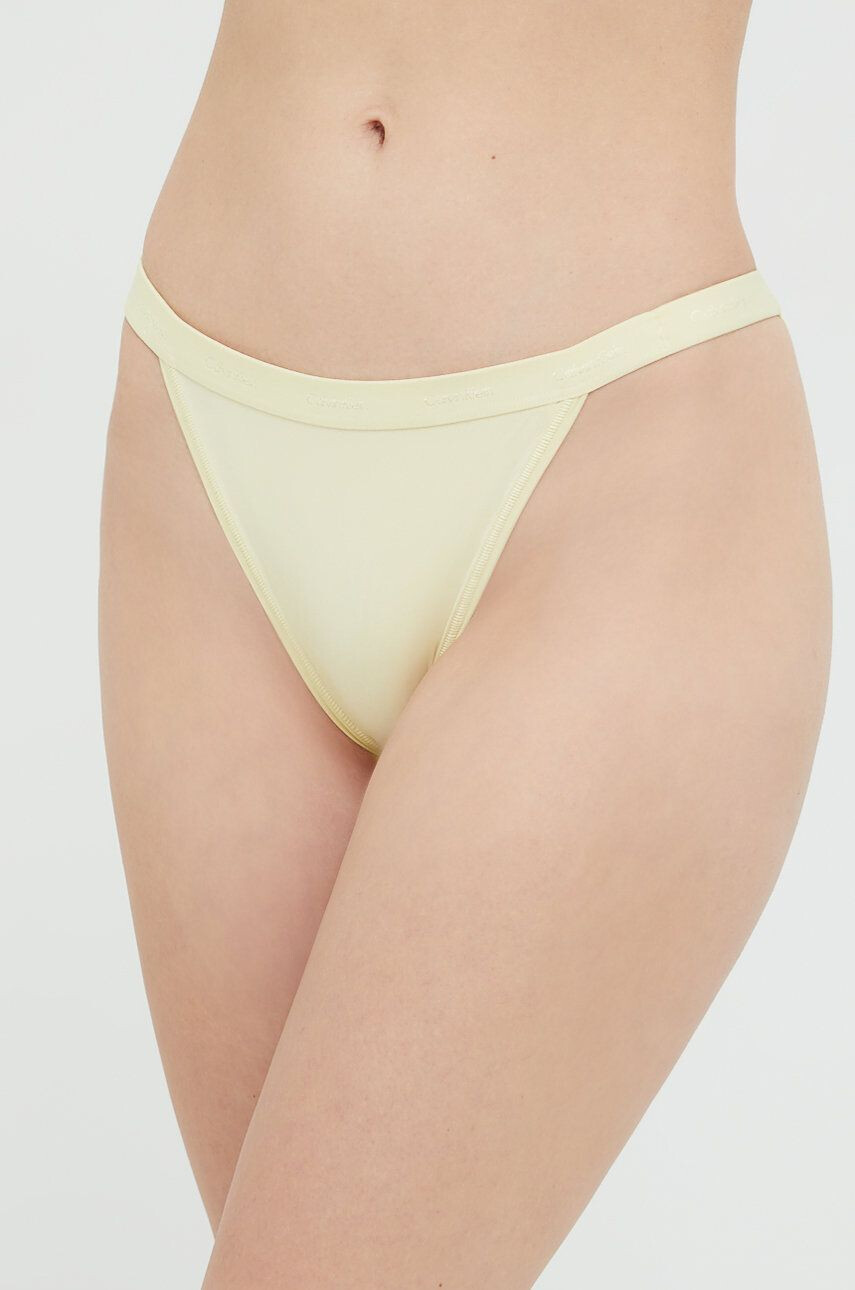 Calvin Klein Underwear Spodnjice rumena barva - Pepit.si