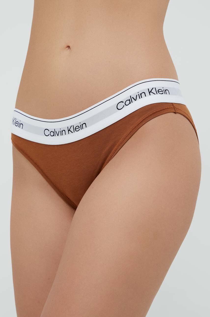 Calvin Klein Underwear Spodnjice rjava barva - Pepit.si