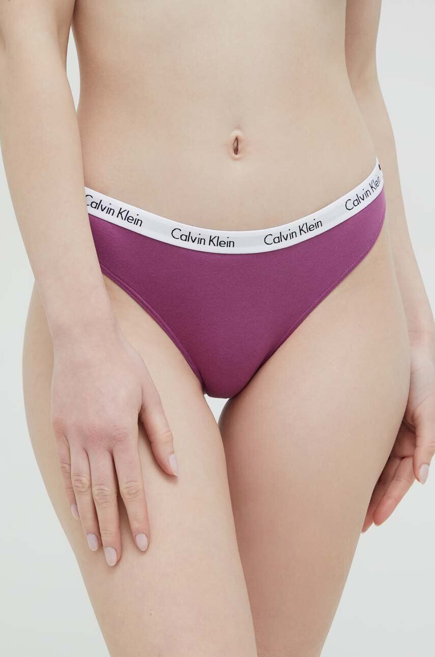 Calvin Klein Underwear Spodnjice vijolična barva - Pepit.si