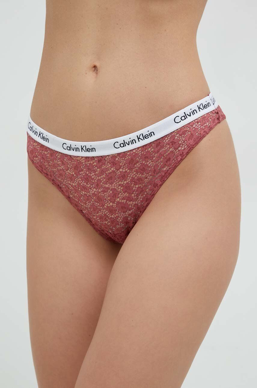 Calvin Klein Underwear Spodnjice rjava barva - Pepit.si