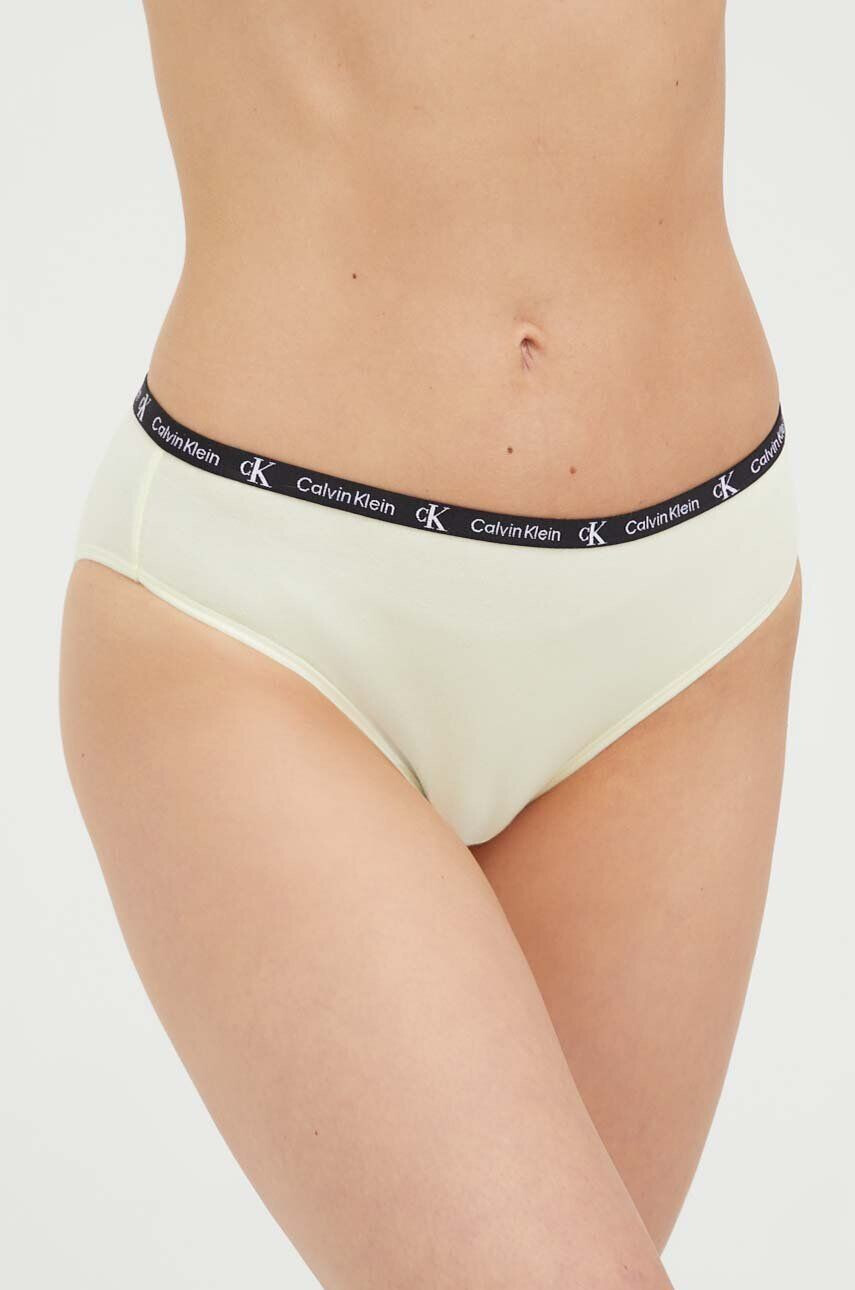 Calvin Klein Underwear Spodnjice 2-pack rumena barva - Pepit.si