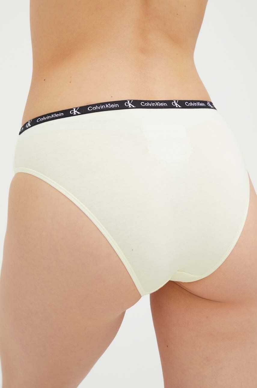 Calvin Klein Underwear Spodnjice 2-pack rumena barva - Pepit.si