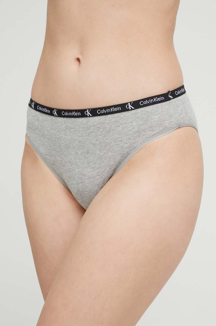 Calvin Klein Underwear Spodnjice 2-pack siva barva - Pepit.si