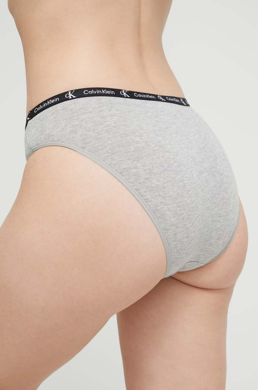 Calvin Klein Underwear Spodnjice 2-pack siva barva - Pepit.si