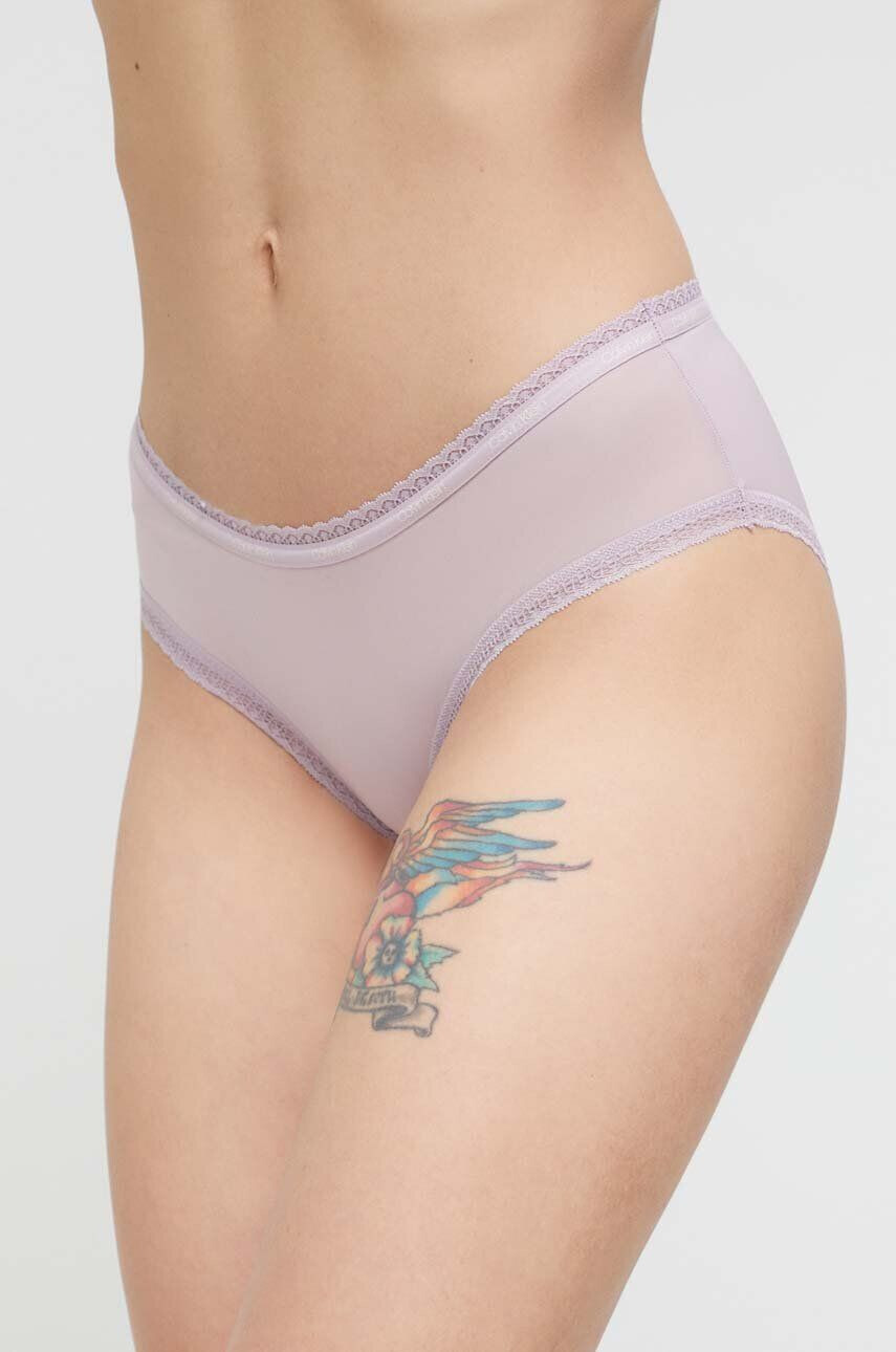 Calvin Klein Underwear Spodnjice vijolična barva - Pepit.si