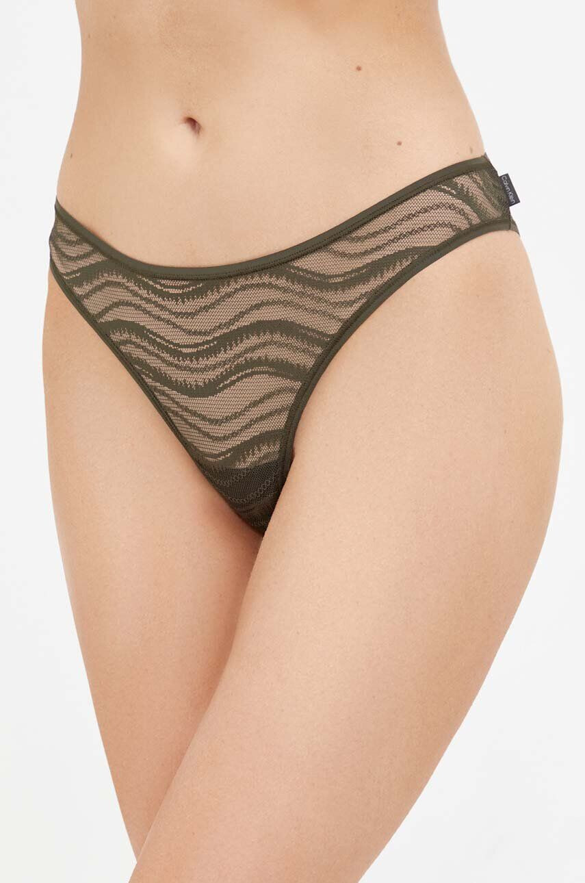 Calvin Klein Underwear Spodnjice zelena barva - Pepit.si