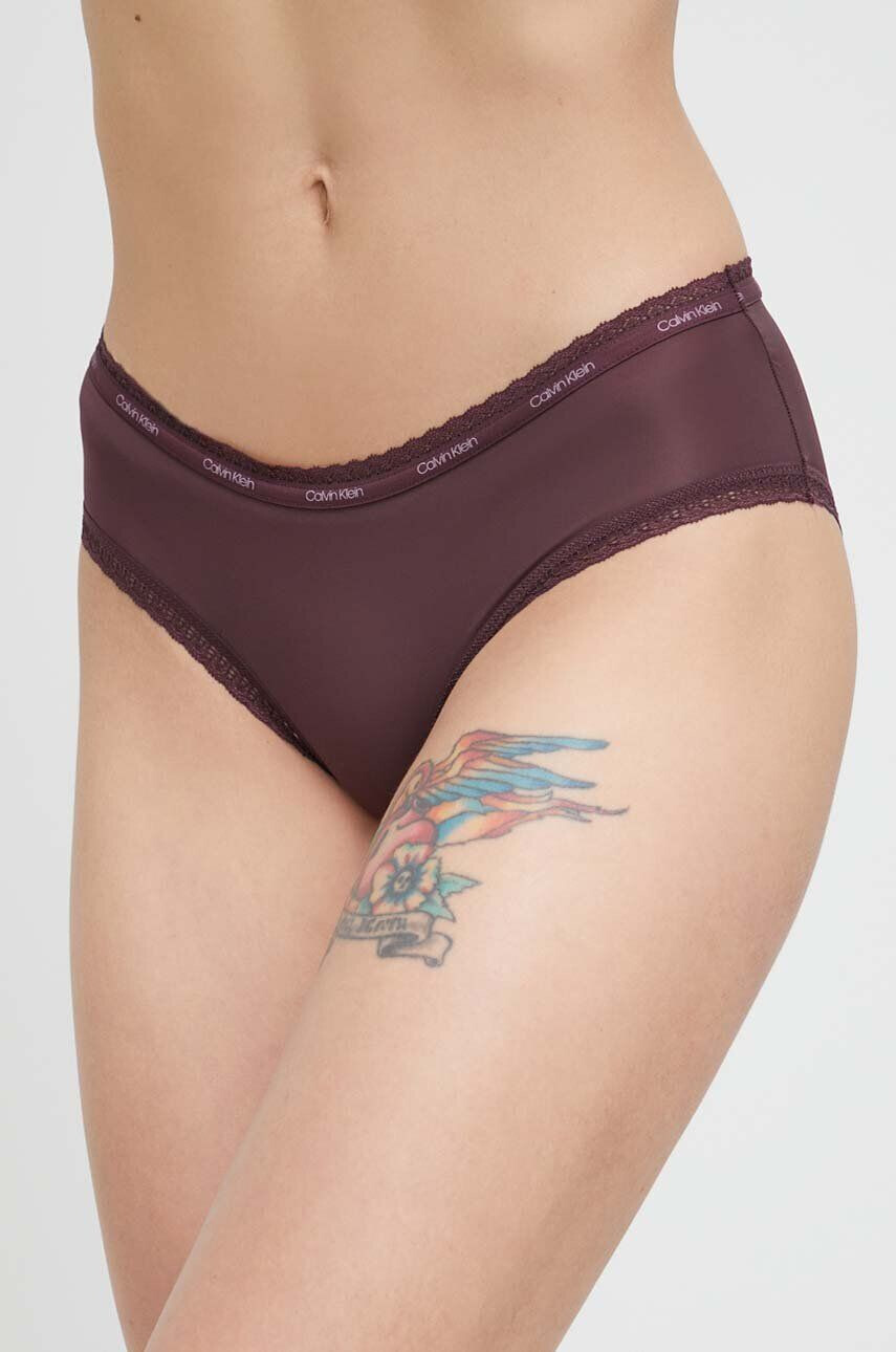 Calvin Klein Underwear Spodnjice vijolična barva - Pepit.si