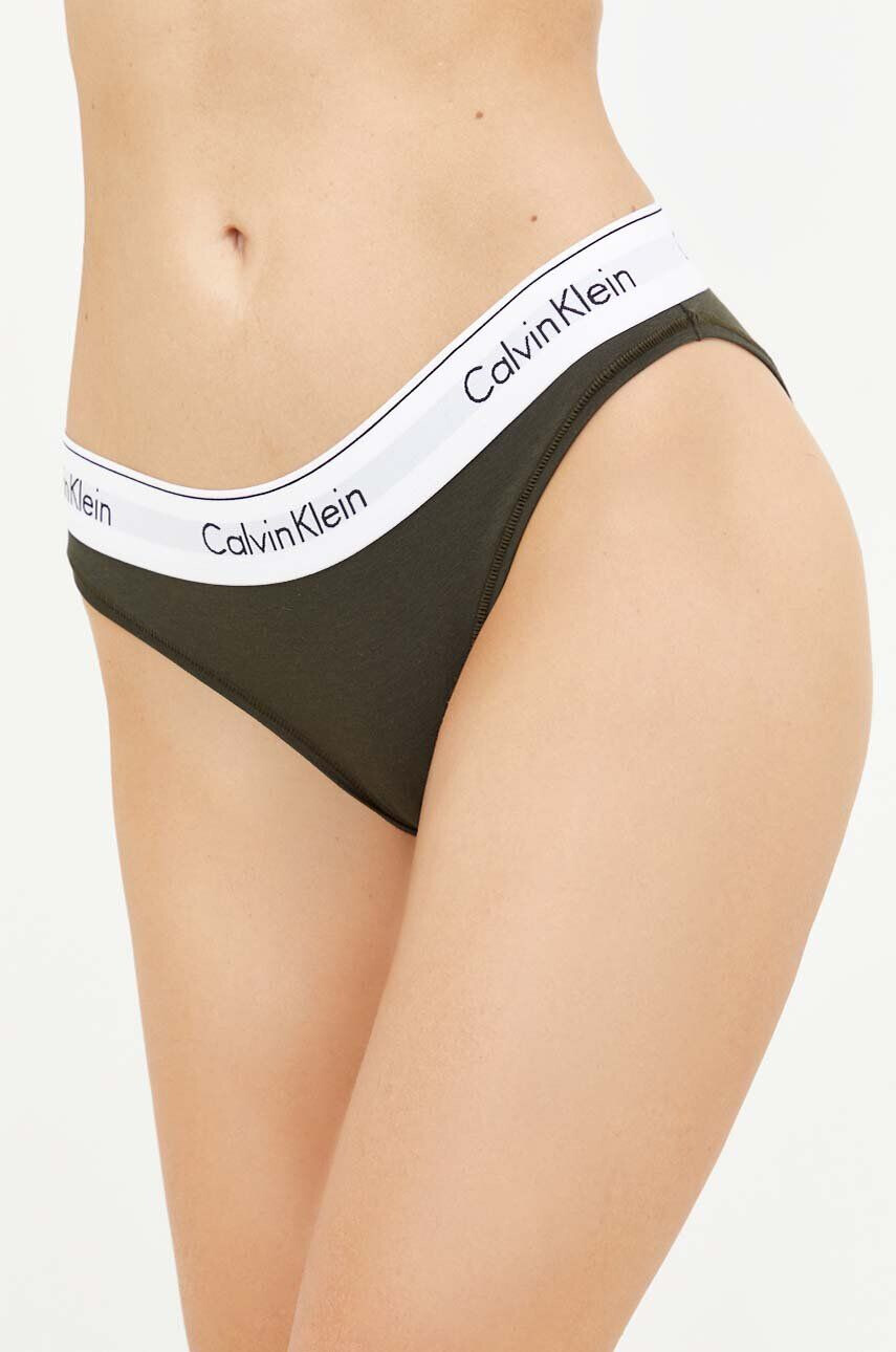 Calvin Klein Underwear Spodnjice zelena barva - Pepit.si