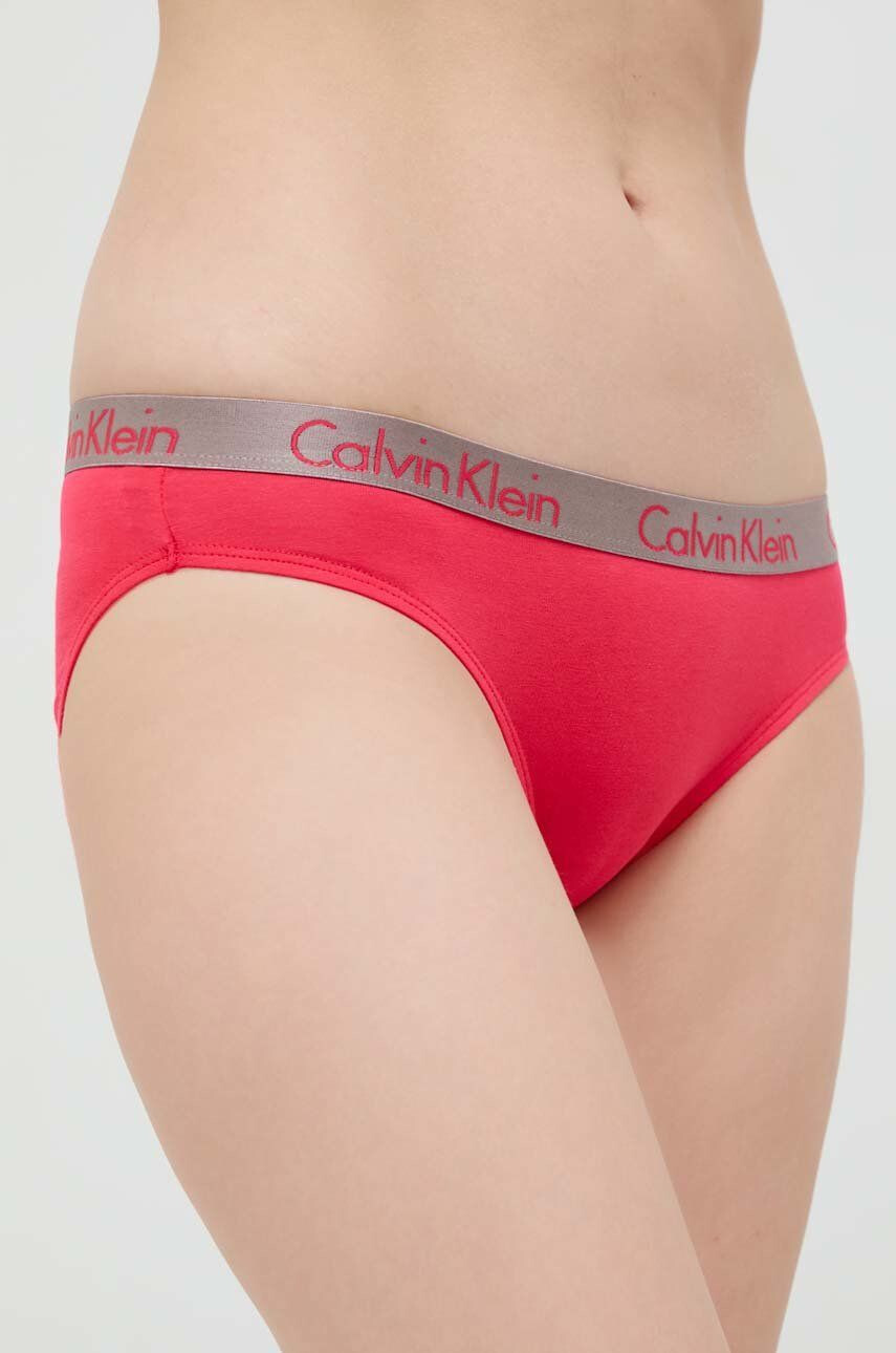 Calvin Klein Underwear Spodnjice (3-pack) roza barva - Pepit.si