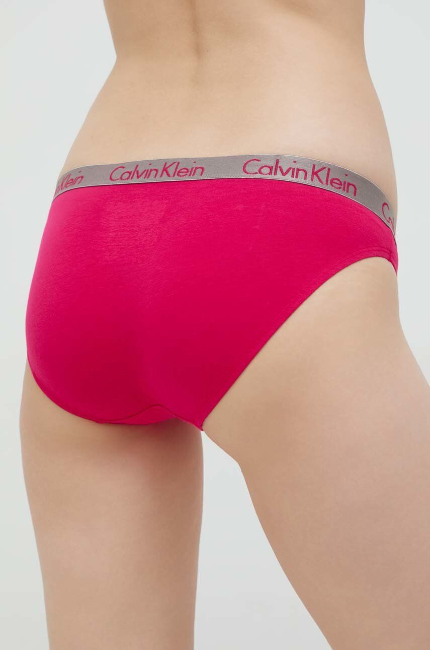 Calvin Klein Underwear Spodnjice (3-pack) roza barva - Pepit.si