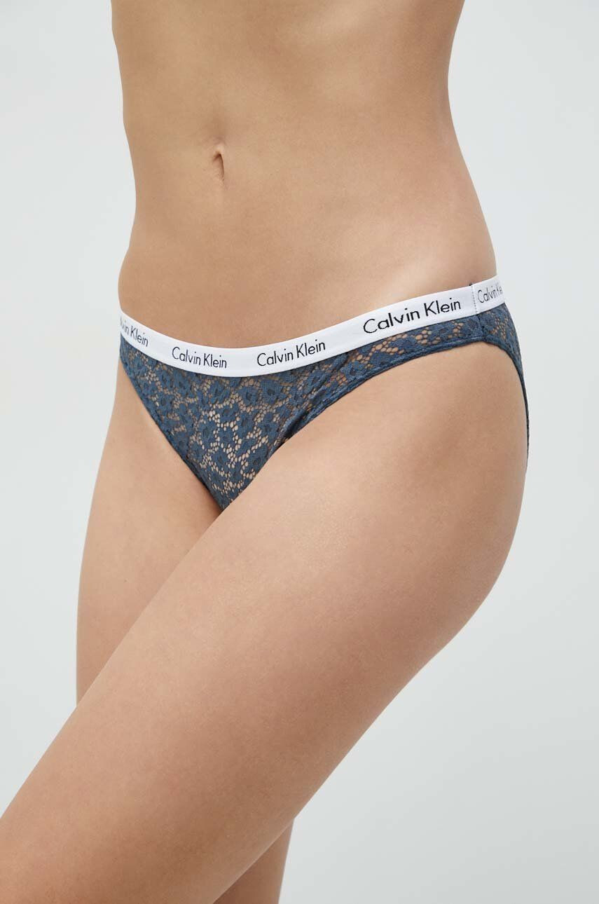 Calvin Klein Underwear Spodnjice 3-pack zelena barva - Pepit.si