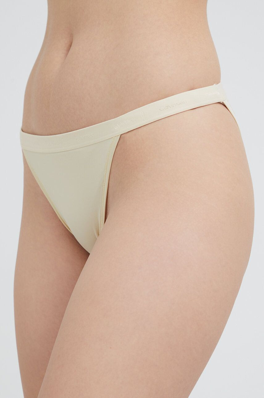 Calvin Klein Underwear Spodnjice bež barva - Pepit.si