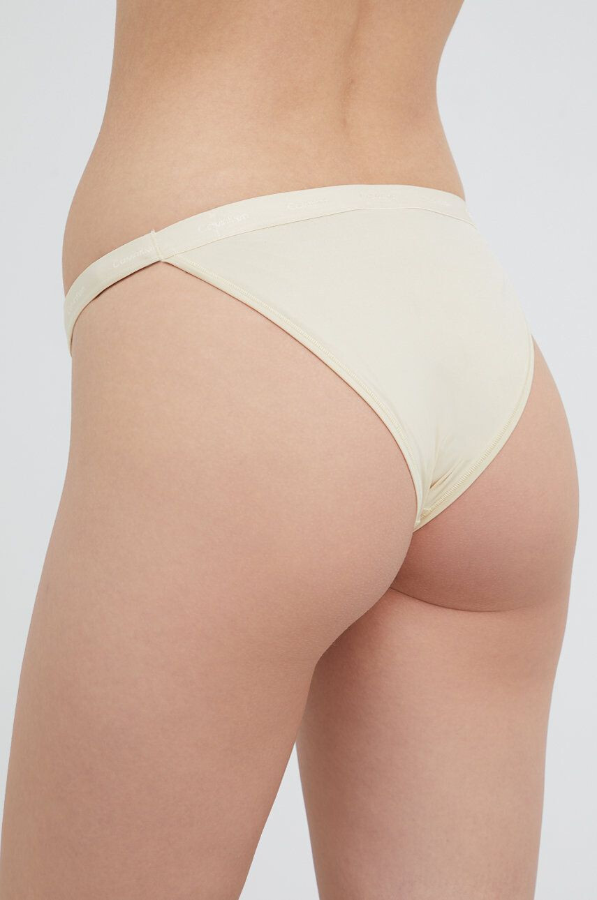 Calvin Klein Underwear Spodnjice bež barva - Pepit.si